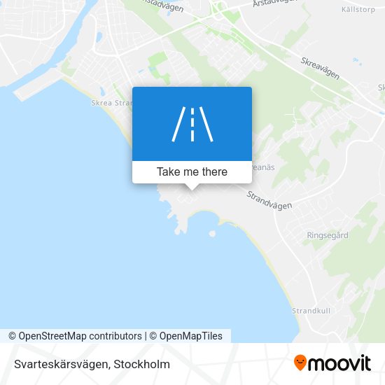 Svarteskärsvägen map