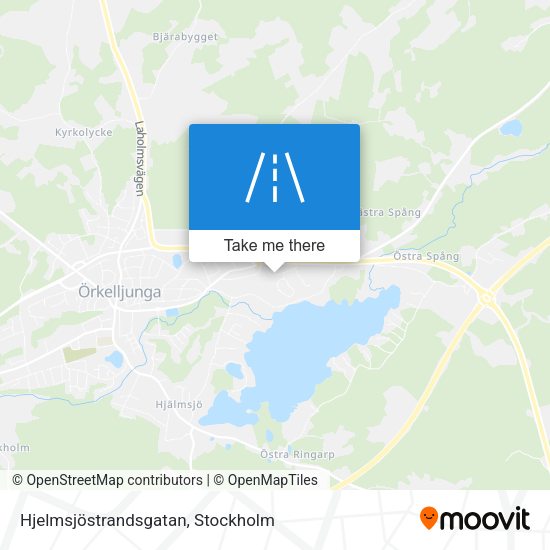Hjelmsjöstrandsgatan map