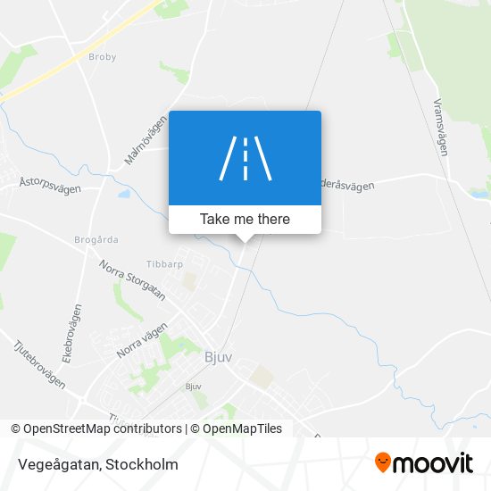 Vegeågatan map