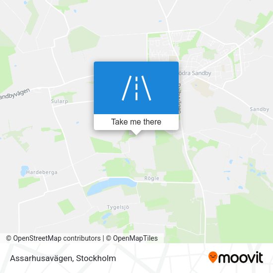 Assarhusavägen map