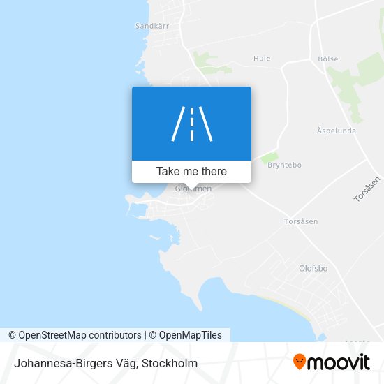 Johannesa-Birgers Väg map
