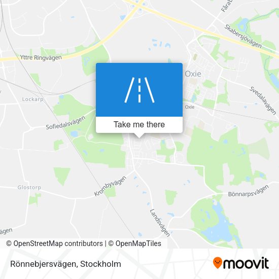 Rönnebjersvägen map