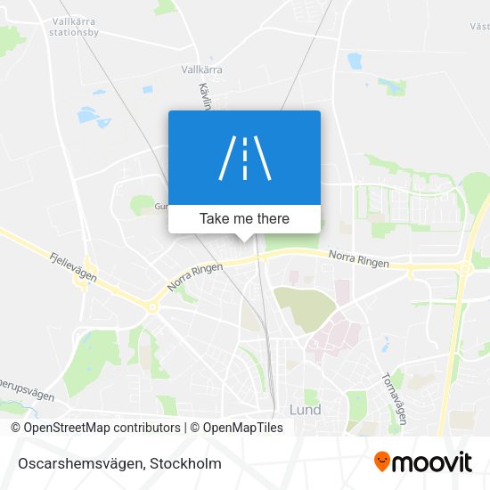 Oscarshemsvägen map