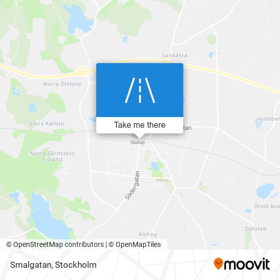 Smalgatan map