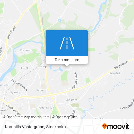 Kornhills Västergränd map