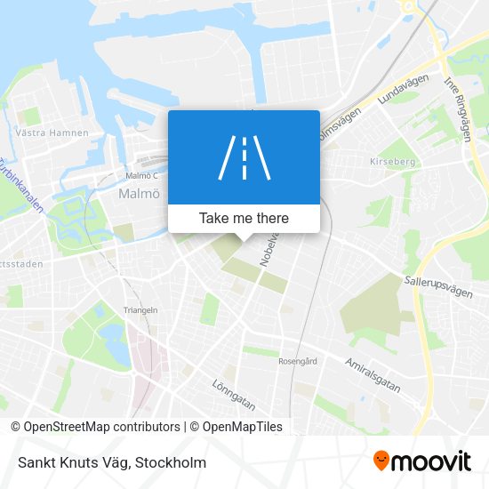 Sankt Knuts Väg map