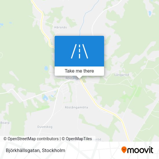 Björkhällsgatan map