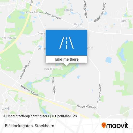 Blåklocksgatan map