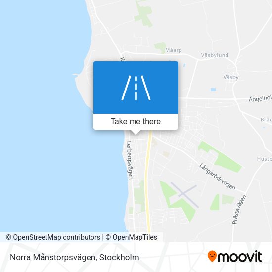 Norra Månstorpsvägen map