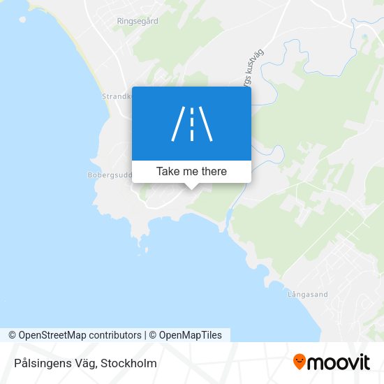 Pålsingens Väg map