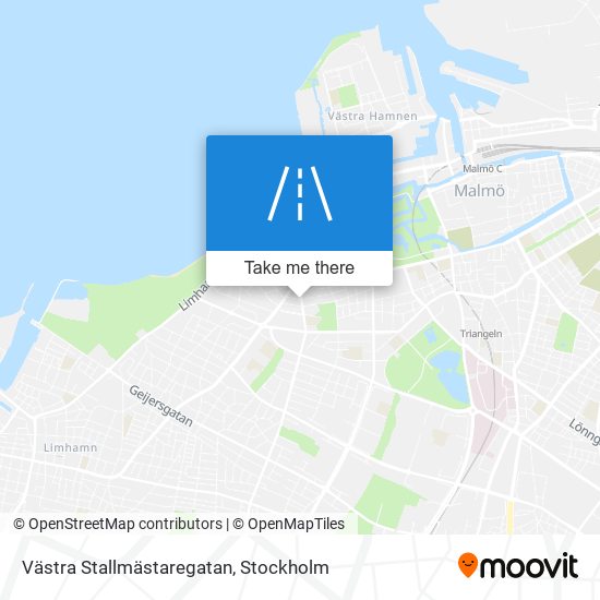 Västra Stallmästaregatan map