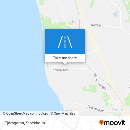 Tjärögatan map