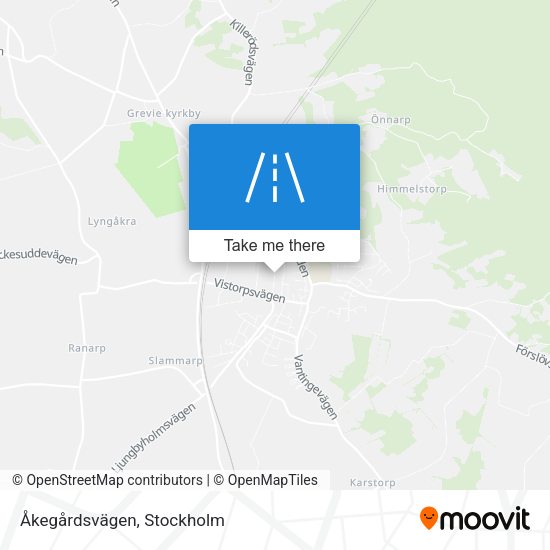 Åkegårdsvägen map