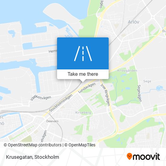 Krusegatan map