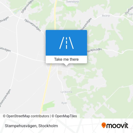 Stampehusvägen map