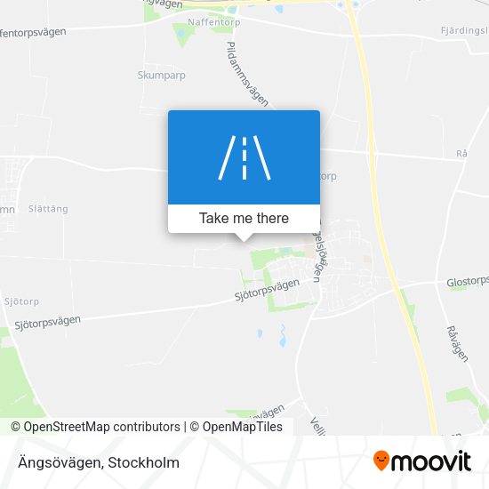Ängsövägen map
