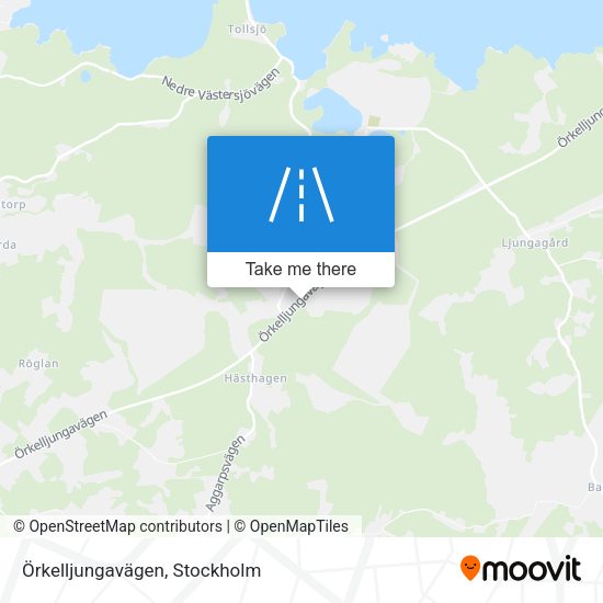 Örkelljungavägen map