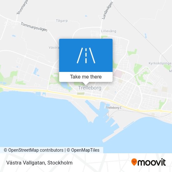Västra Vallgatan map