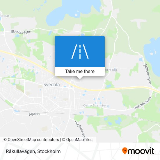 Råkullavägen map