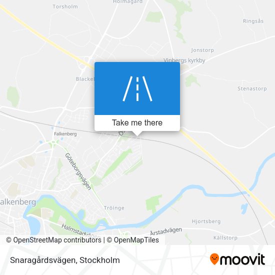 Snaragårdsvägen map