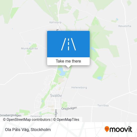 Ola Påls Väg map
