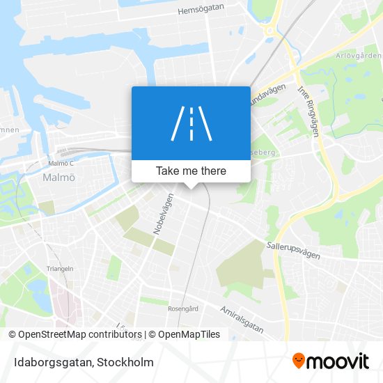 Idaborgsgatan map