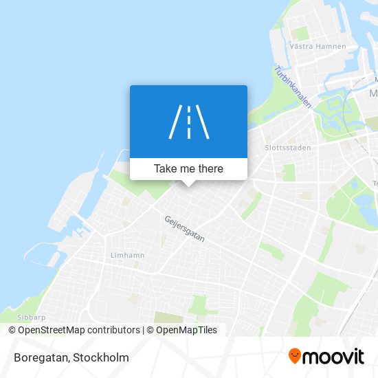 Boregatan map