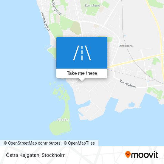 Östra Kajgatan map