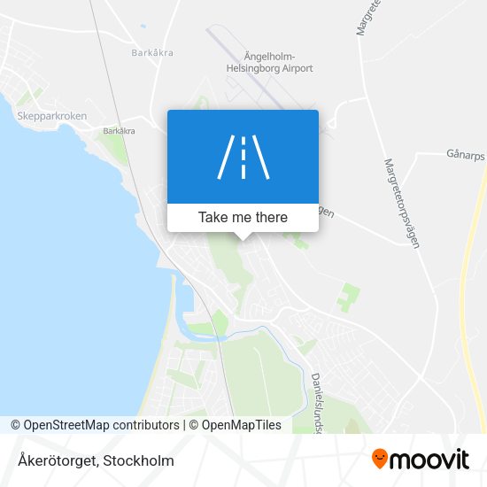 Åkerötorget map