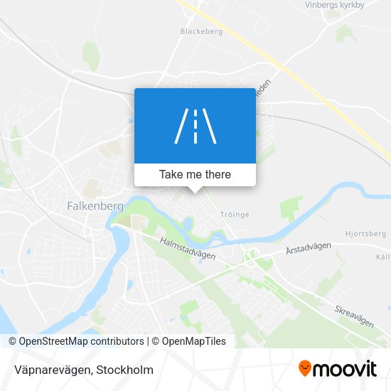 Väpnarevägen map
