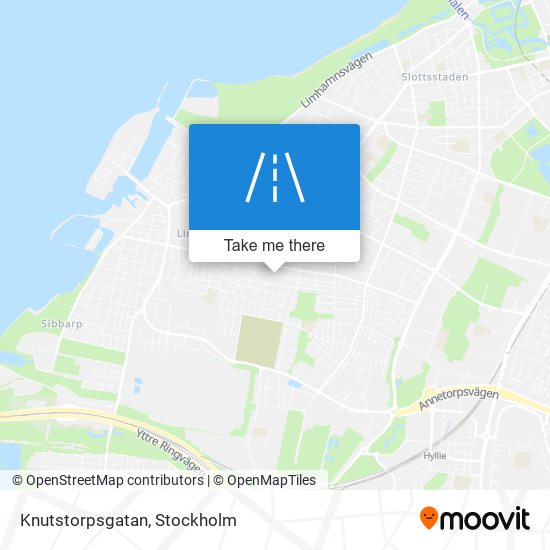 Knutstorpsgatan map