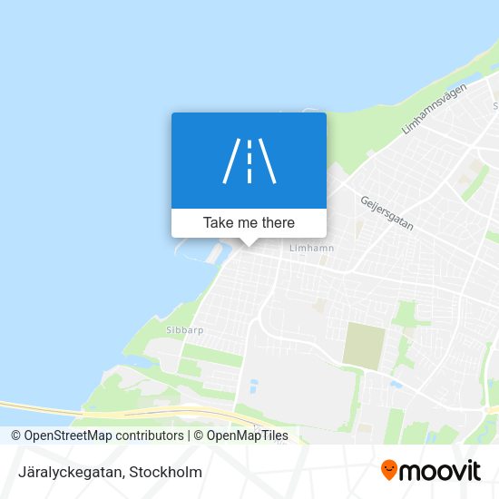 Järalyckegatan map