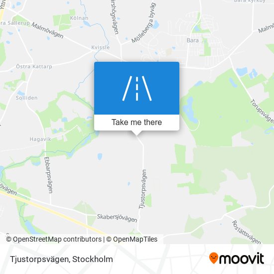 Tjustorpsvägen map