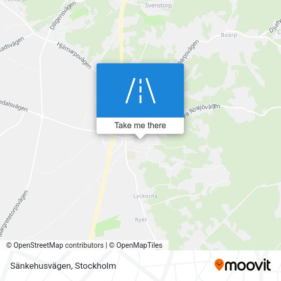 Sänkehusvägen map