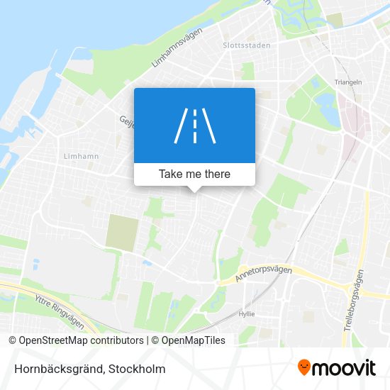 Hornbäcksgränd map