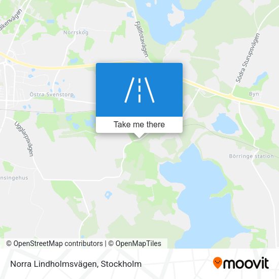 Norra Lindholmsvägen map