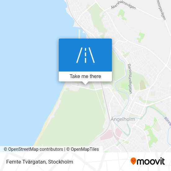 Femte Tvärgatan map