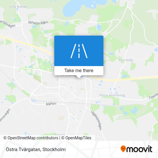 Östra Tvärgatan map