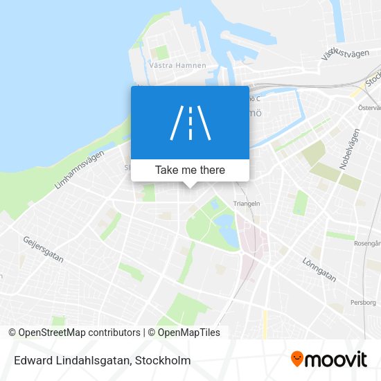 Edward Lindahlsgatan map