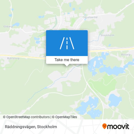 Räddningsvägen map