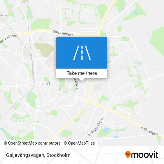 Galjevångsvägen map