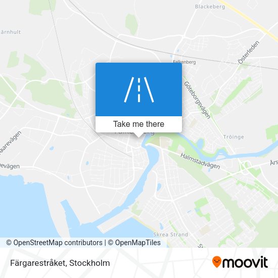Färgarestråket map