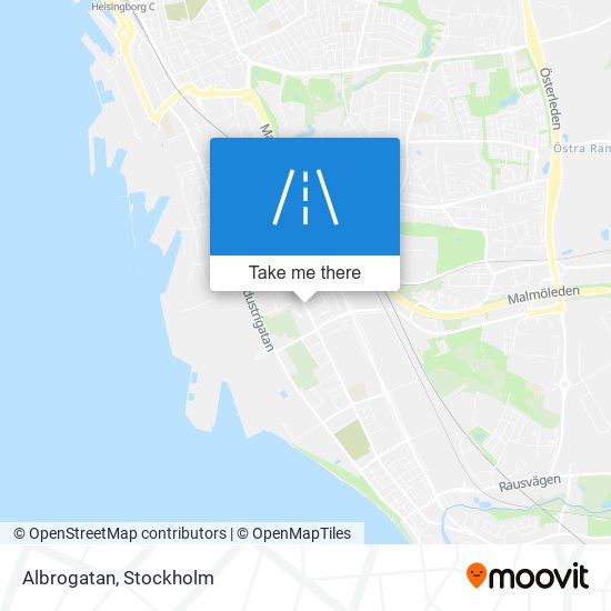 Albrogatan map