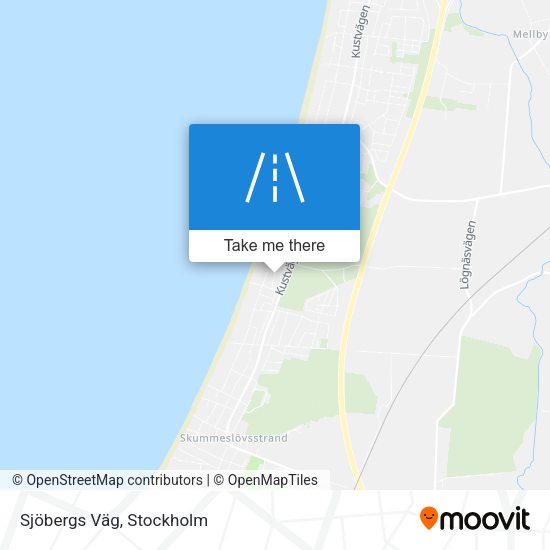 Sjöbergs Väg map