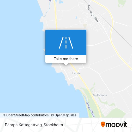 Påarps Kattegattväg map