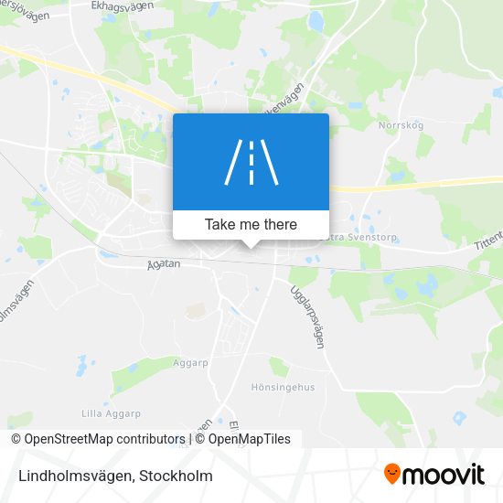 Lindholmsvägen map