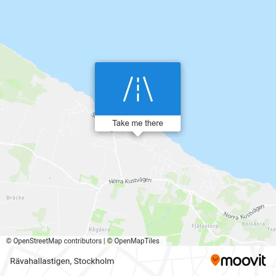 Rävahallastigen map