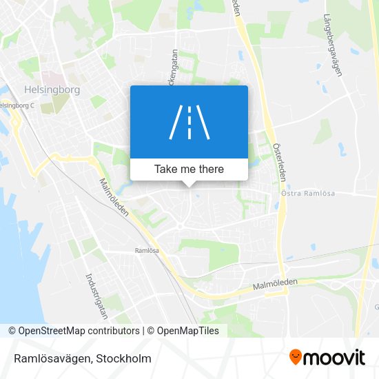 Ramlösavägen map