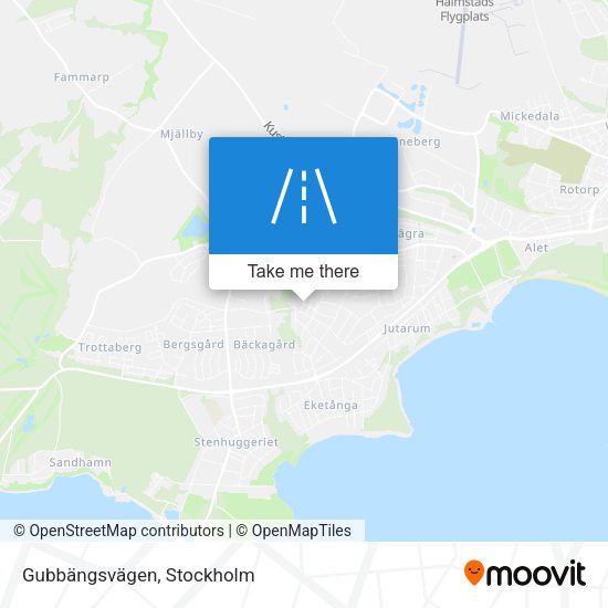 Gubbängsvägen map