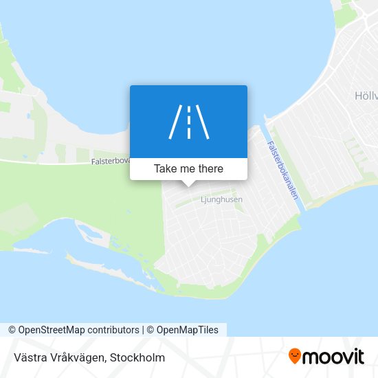 Västra Vråkvägen map